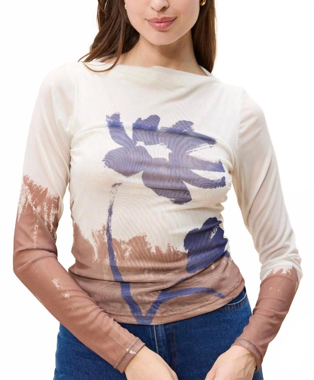 NEW CLEOBELLA sandie long sleeve top in beige